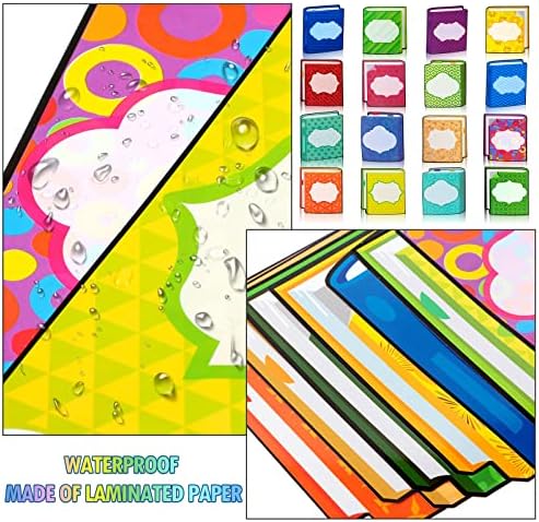 48 PCs Cutas coloridas de livros Decorações de boletim de sala de aula Decorações de decoração de temas Decorações de leitura