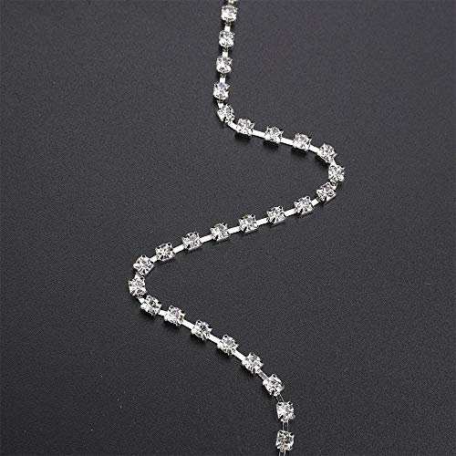 Aimimier Bohemian Head Chain Crystal Teardrop testa Chain Wedding Festival Festival Jóias para Mulheres e Meninas