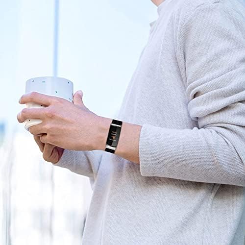 Bandas de nylon de 3 pacote compatíveis com luxo Fitbit, elástico relógio de relógio de pulseira suave pulseira para mulheres, slim elaldy band pulset acessórios para fitness e rastreador de bem -estar de luxo