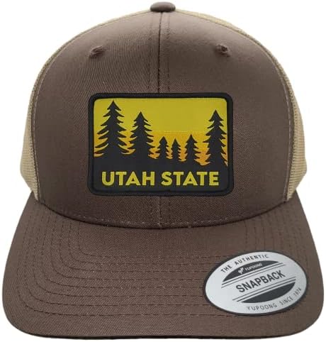 Chapéu de caminhoneiro de Utah com patch vintage no estado de Utah