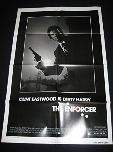The Enforcer 1977 Clint Eastwood Dirty Harry One Sheet C10 Casa da Moeda Não utilizado!