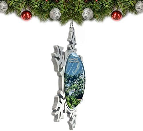UMSUFA Polinésia Francesa Taiti Ornamento de Christmas Decoração de árvore Crystal Metal Metal Salão Presente