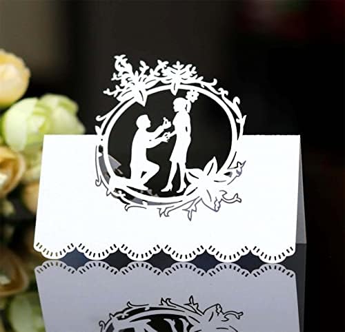 Cartões de lugar de mesa, cartão de casamento, cartões de nome de lugar, pacote de 100 cartões de casamento, cartões