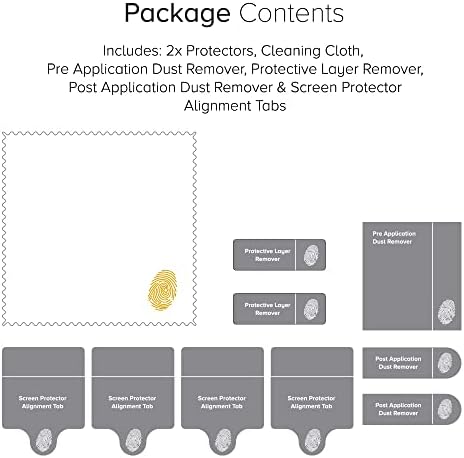 Celicious Silk Mild Anti-Glare Protector Film Compatível com HP P204 Monitor [pacote de 2]