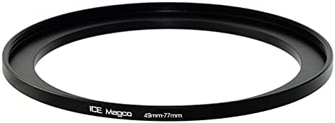 ICE MAGCO 49mm-77mm Adaptador de filtro de anel de passo magnético 49 77 77