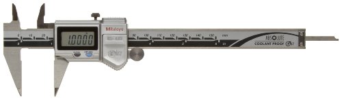 MITUTOYO 573-721 PALIPERSOS DIGITAL, alimentados por bateria, polegada/métrica, para medições internas, externas, de profundidade