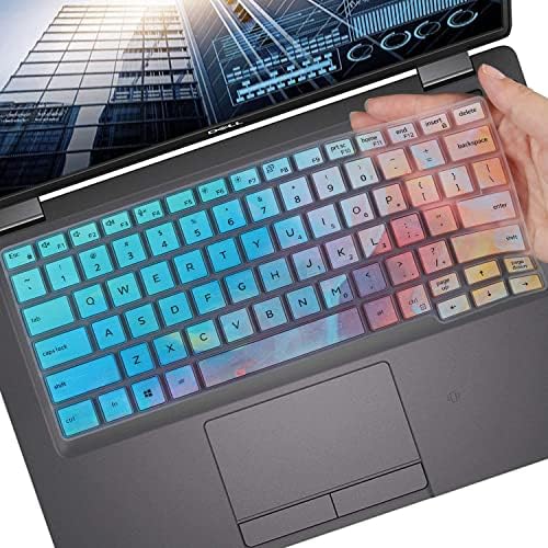 Design da capa do teclado para 13,3 Dell Latitude 5000 Series 5300 5310 Laptop e Dell Latitude 7000 7300 13,3 PELE DE PROTEÇÃO DE PROTEÇÃO DO TECLADO DE LAPTOP