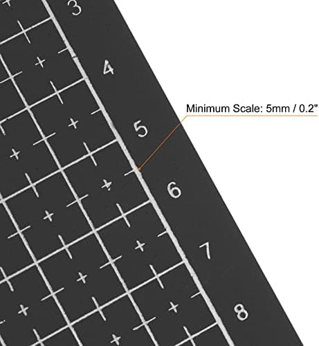 Harfington 2pcs A5 Auto-cicatrização tapete de corte 9 x6 tábua de corte de artesanato para corte de arte DIY Corte de costura, preto