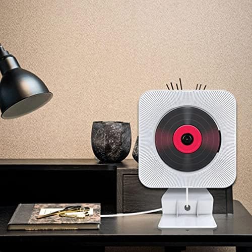 CD player de parede WYFDP Bluetooth portátil Boombox de áudio com controle remoto FM Radio Music Player Speaker estéreo