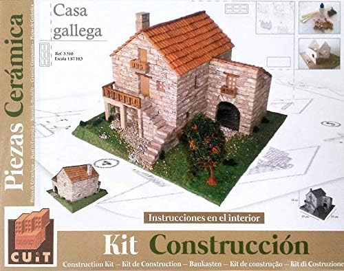 Kit de construção de edifícios de cerâmica de Cuit, casa de galinha tradicional