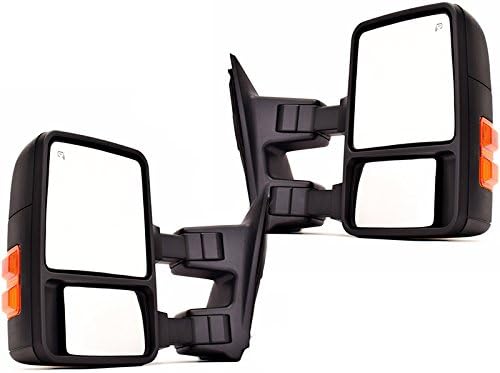 Conjunto de espelhos de reboque Ezzy para Ford F250 F350 F450 F550 Nova mão esquerda LH RH PN 8C3Z-17683-BC / 8C3Z-7682-BC
