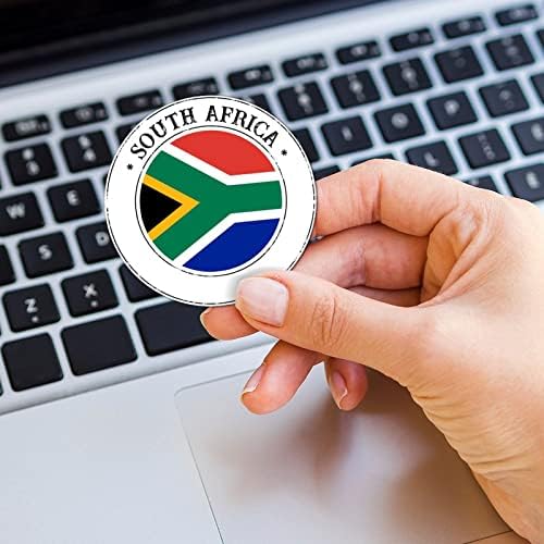 Adesivos de bandeira da África do Sul Rótulo de adesivos da África do Sul 3 polegadas Famamos Country Country City Sulir Nacional