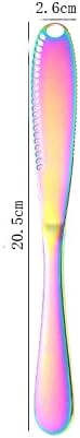 NA Faca de manteiga de aço inoxidável com orifício para pão Jam Cheese Spatula 3 em 1 Cozinha Flowware Butter espalhador