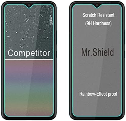 Mr.Shield [3-Pack] projetado para AT&T Maestro Max [vidro temperado] [Japão de vidro com dureza 9H] Protetor de tela