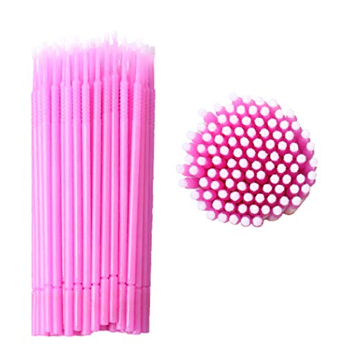 400 PCs Micro Brushes descartáveis ​​multicoloridos Tattoo Micro Swabs Micro aplicadores de delicadeiras para maquiagem beleza