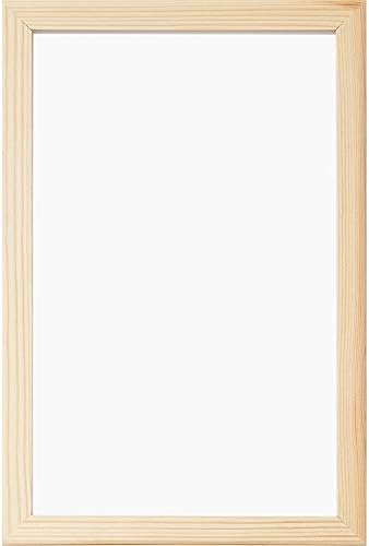 Nakabayashi wbm-e3322 quadro branco de madeira, W 8,7 x H 13,0 polegadas