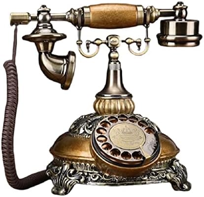 Lhlllhl fshion rotativo lanline telefone com moda antiga telefonia fixa