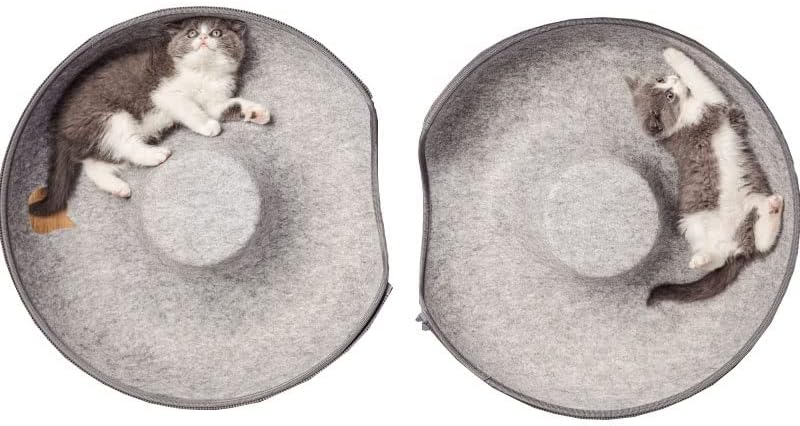 N/A Donut Tunnel Pet Tunnel Interactive Play Toy Cat Bed Dual Use Ferrões Túneis de Bedbit Bed Túneis Interior Cats House