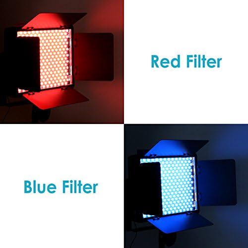 Neewer 12 x 12 polegadas 8 pacotes filtro de gel de iluminação de correção de cor transparente em 8 cores