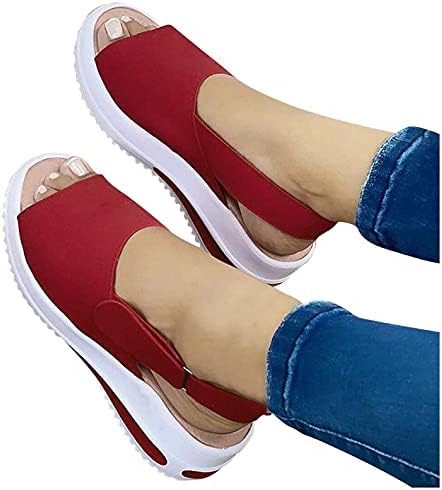 Sandálias uocuffy para mulheres de verão elegante, feminino 2021 Sapatos de sandálias Casual Film