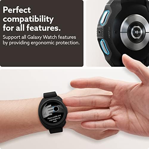 Caseology Vault Compatível com Samsung Galaxy Watch 5 Pro Case 45mm - Black fosco