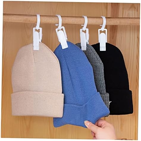 Cabides de chapéu de clipe de gancho giratório para cabides de cachecol de roupas para roupas para roupas de roupas com clipes