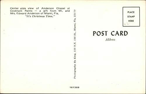 Anderson Chapel Miami, Florida FL Original Vintage Postcard