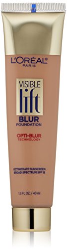 L'Oreal Paris Visible Lift Blur Foundation, 212 Classic Tan, 1,3 onça fluida