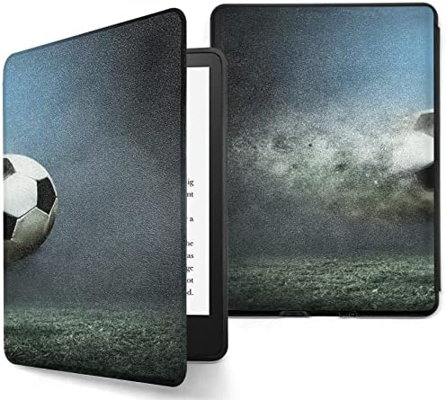 Caso de e-reader cobre compatíveis com 6,8 Kindle Paperwhite 11th Generation Beautiful Football Goals Ebook Cobra Paperwhite com