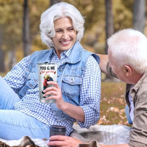 Presentes para ela - Presentes para esposa - Feliz aniversário Presentes de casamento - Esposa Presentes do marido - esposa Idéias de presentes de aniversário - Presentes românticos para ela - eu te amo presentes para ela - 20 onças Tumbler para esposa