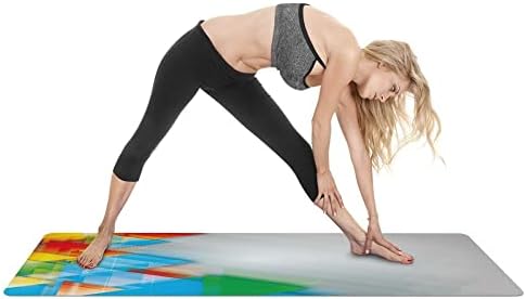Yfbhwyf yoga tapete não deslizamento, 2 mm de espessura de fitness de fitness de 2 mm