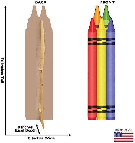Gráficos avançados para colorir giz de cera de papelão de tamanho de papelão