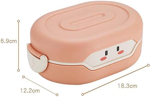 780ml Cute Bento Packed Box Box Kawaii for Kids School Childra