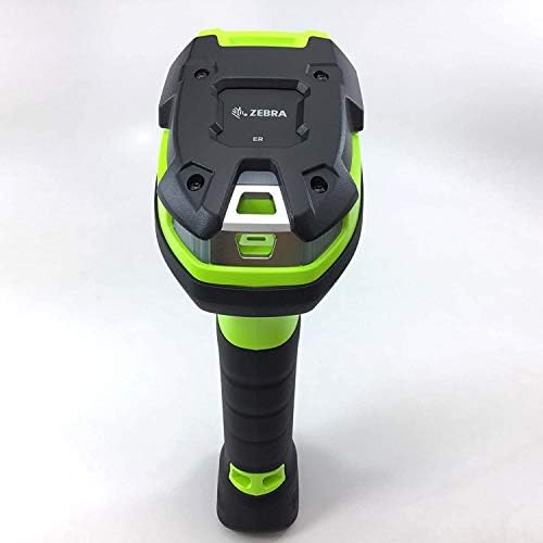 Zebra Series Rugged Corded Handheld Range Extended Linear Imager com cabo USB, Green industrial