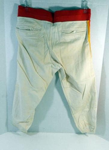 1980 Houston Astros Rodriguez #51 Game usou calças brancas 36 DP24401 - Jogo usado calças MLB