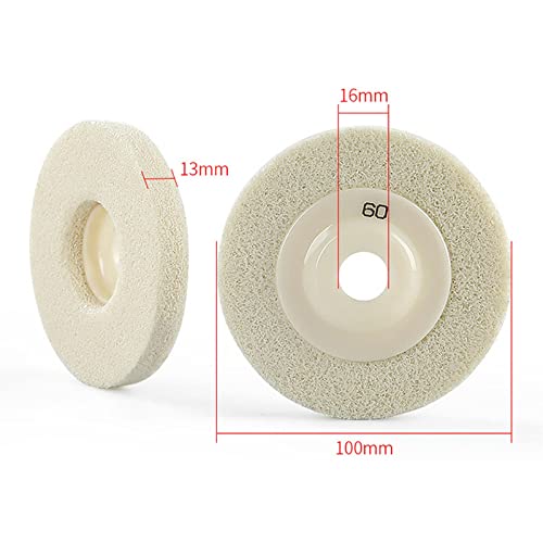Folha de polimento de fibra de esponja para reforma de pedra, fibra de esponja de 4 polegadas 11 PCs Definir almofadas