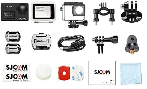 Câmera de ação SJCAM SJ8 PRO Ação 4K 60FPS Wi-Fi de tela dupla de 2,3 polegadas Touch RREAR Tela com 170 ° de larga angular