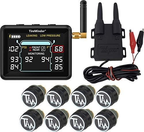 Tireminder I10 RV TPMS com 8 transmissores