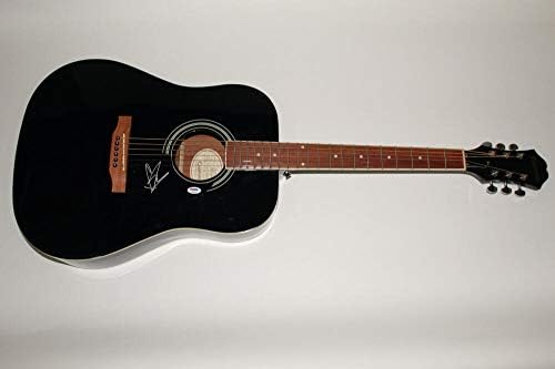 Chris Cornell assinou o Autograph Gibson Epiphone Acoustic Guitar - Soundgarden PSA