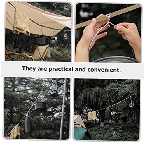 INOOMP 1 Coloque de barraca de tenda de tenda de tenda ao ar livre estend tira tenda pendurada varal major verde poliéster Travel Drawstring