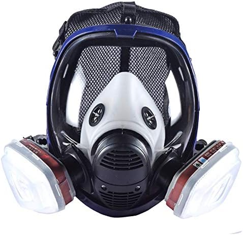 Respirador reutilizável de peça facial Cha paras de cabeça ajustável amplamente usadas em gases vapores de poeira limpeza