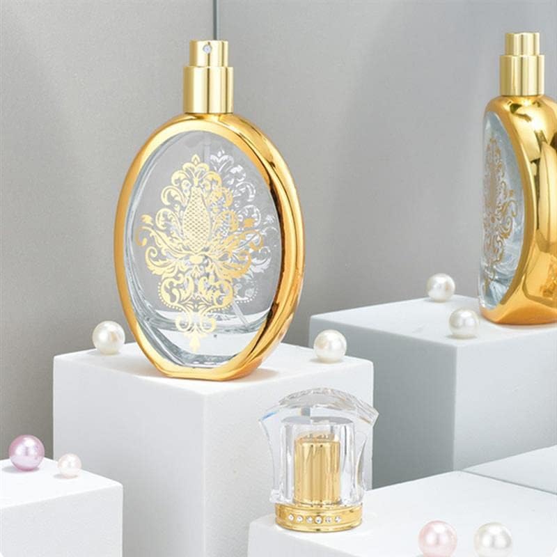 Mmllzel 50ml Spray de perfume Substituta Fragrância Garrafa de parafuso de vidro Garrafa vazia