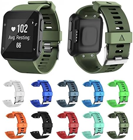Ahgdda Silicone Smart Watch Straps pulseira pulseira de pulseira para Garmin Forerunner 35 Watch Bands Substituição Pulseira Correa