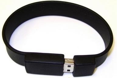 ECOMGEAR (pulseira TM pulseira de alta velocidade de 8 GB de unidade flash USB preto