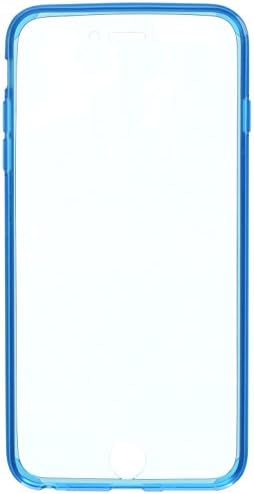 CELURA DE EAGLE IPHONE 6 Plus TPU Clear Front and Back Case - Embalagem de varejo - Blue transparente
