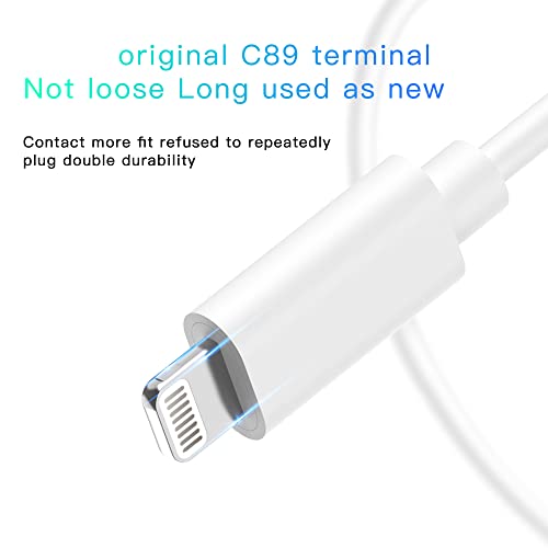 Hrbzo USB Um cabo [certificado MFI] compatível com iPhone14/13/11/11/x/8 e mais