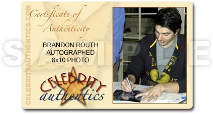Brandon Routh autografou 8x10 foto impensável
