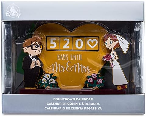 Disney Pixar Carl e Ellie Wedding Countdown Calendar - Up Up Neft Color