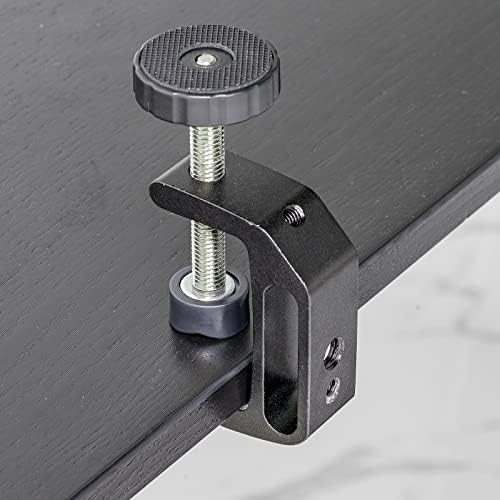 4pcs grão universal c, resistente de serviço pesado 1/4 e 3/8 Freeh hole para mesas Montagem de mesa, suporte de montagem