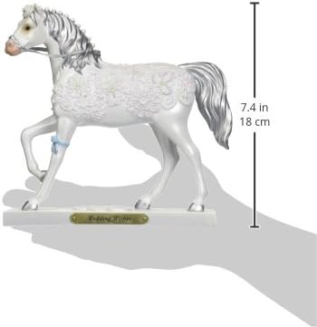 TRAIL DE ENESCO de pôneis pintados Wishames Wishes Stone Resin Horse Horse, 7